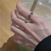 2025 Braided Twist Ring Personalized Open End Ring Niche Zircon For Women Holiday Gift