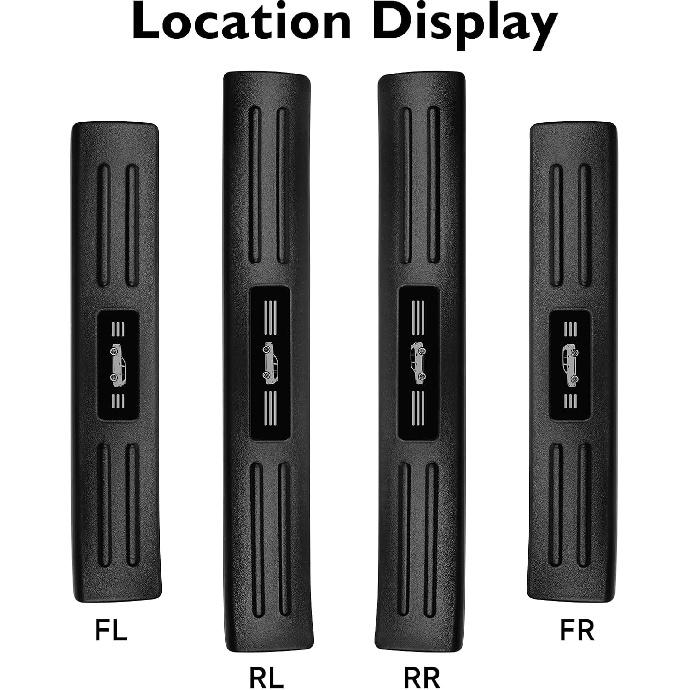 BIBLOZ ABS Material Door Sill Protector Compatible With Toyota Grand Highlander (Include Hybrid) LE/XLE/Limited/Platinum Accessories 2024-2025 2026