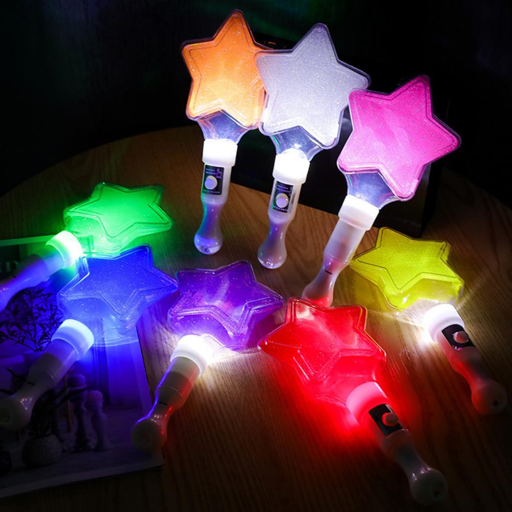 New Cheer Stick Interesting Three Gear Lights Multipurpose Add Fun Cheerful Pentagram Star Luminous Led Stick For Concert
