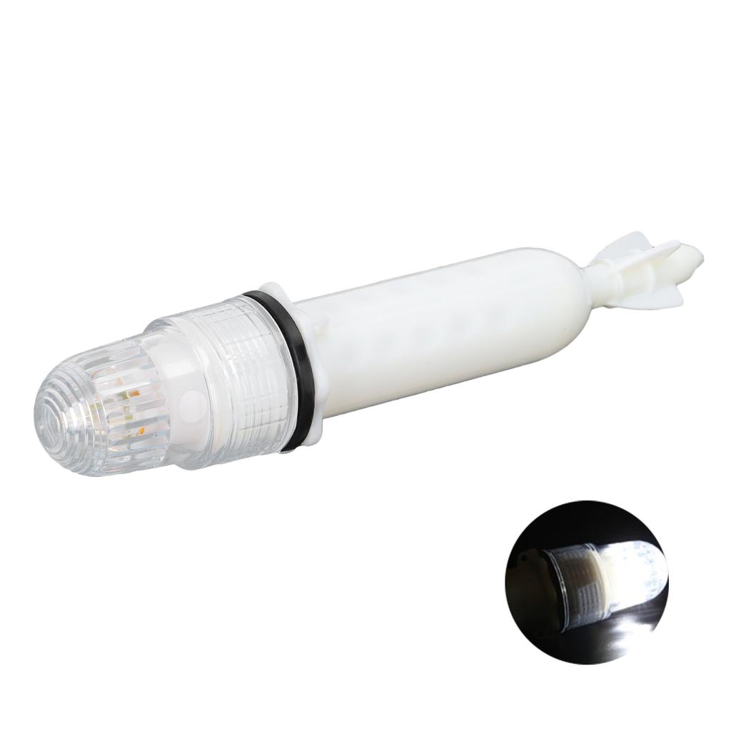 LED Beacon Lamp Intelligent Light Control IP65 Waterproof for Marine Ship Night FishingWhite