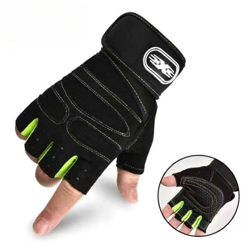 Dumbbell Gloves for Men Women Weightlifting Crossfit Bodybuilding Workout Sports Gym Training Gloves Non-slip Wrist Protector