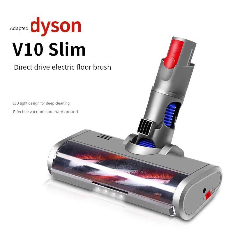 Suitable for Dyson Vacuum Cleaner V10V12 Accessories V15/Detect Slim Suction Head Soft Velvet Roller Brush Barrel