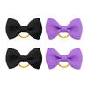 Puppy Dog Hair Bows with Rubber Bands Handmade Small Bowknot Dog Hair Accessories Pet Grooming Supplies