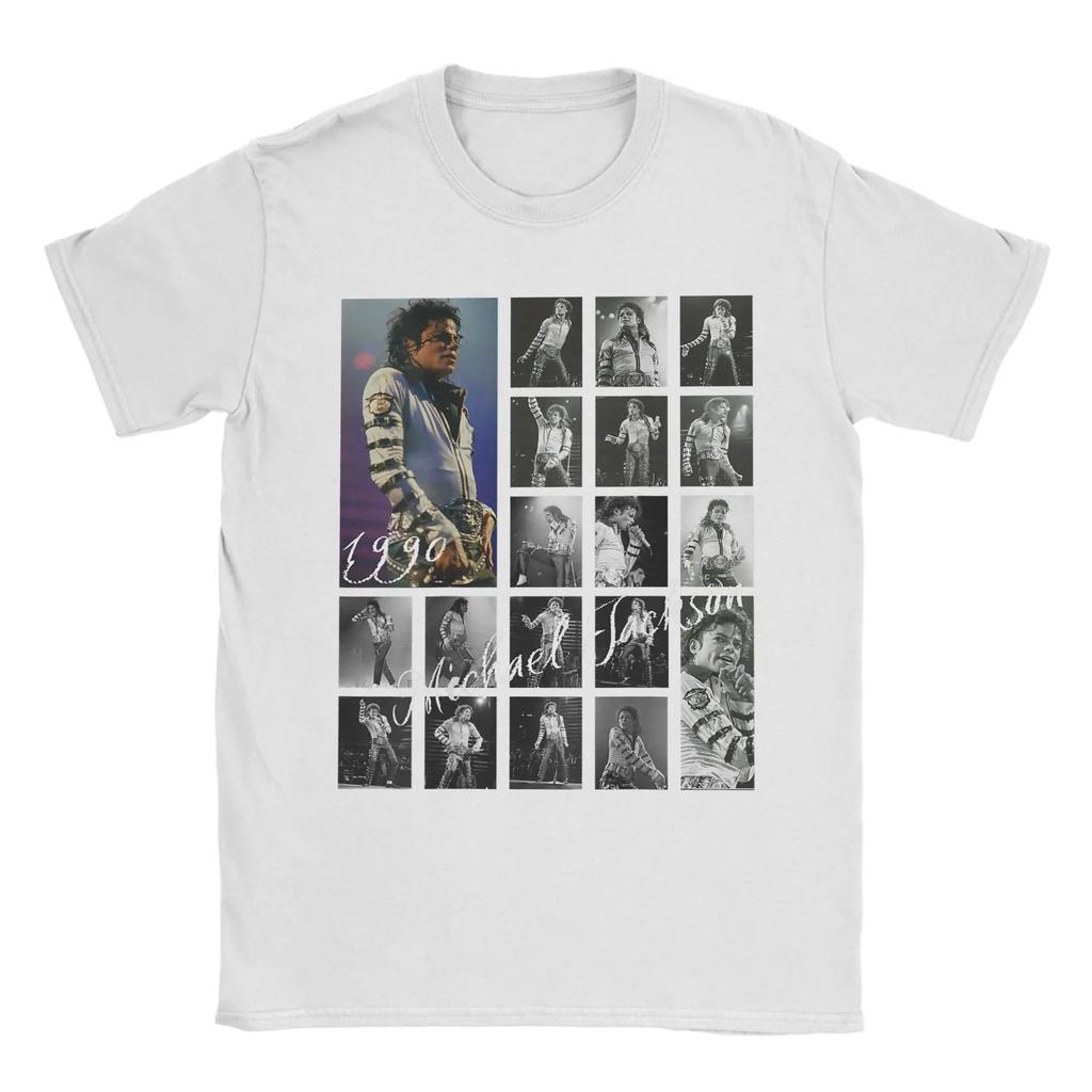 Michael Jackson Dancer T-Shirt Summer Fashion T Shirts Pure Cotton Comfortable 4XL 5XL 6XL Top Tees Short Sleeve Y2K Tshirt