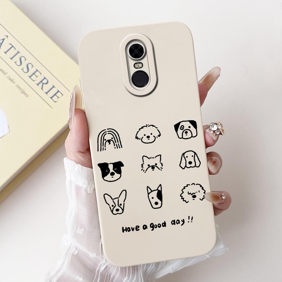 Husă Colorată cu Model Pentru Xiaomi Redmi 5 Plus Note 5 Subțire Huse din Silicon Moale Pentru Redmi5 Plus (Redmi Note5) Coperta Coque