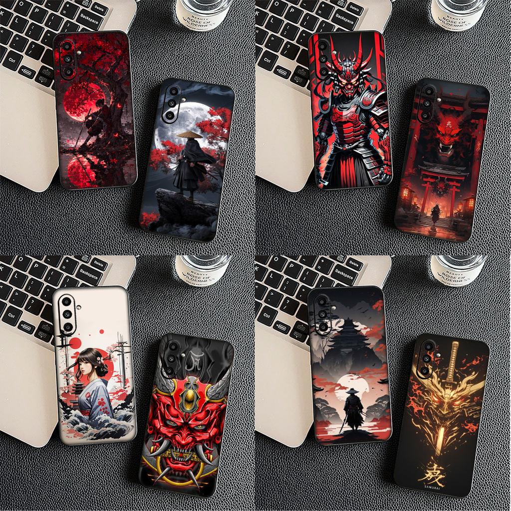 Cover for Xiaomi Poco C85 C71 C65 C61 X7 X6 X5 M6 M8 F6 F7 F8 Ultra Pro C75 Protective Phone Case Samurai Ninja Oni Mask Bushido
