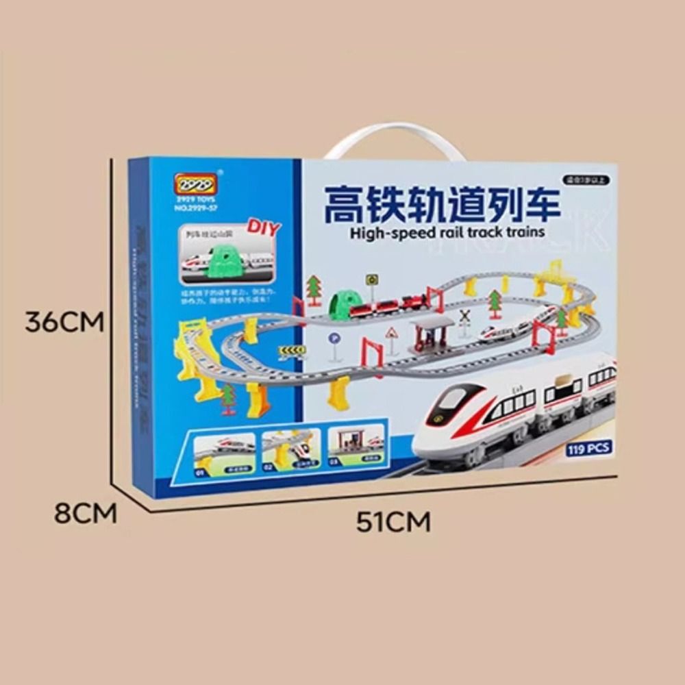 Assembling Design Electric Train Electric Powered Educational Model Set Children's Toys