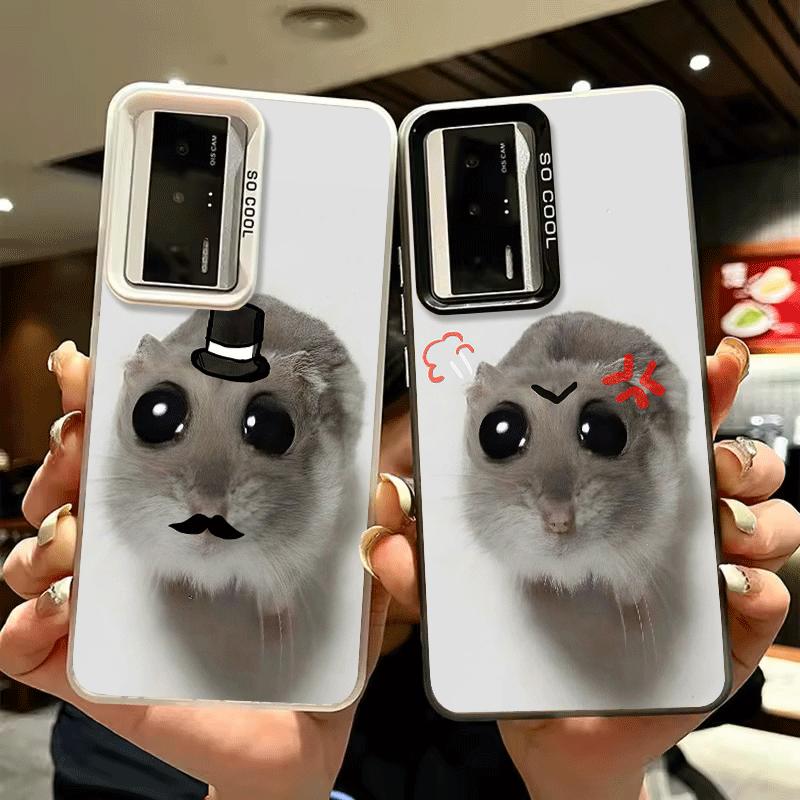 Funny Sad Hamster Meme Shockproof Phone Case for Xiaomi Poco X7 X6 X5 X3 Pro F7 Ultra M8 Redmi 15C 15 14C 13C 12C 10C 13 12 10