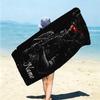 Personalized Cyberpunk Soldier Portrait Beach Towel Microfiber Beach Towel Thin Absorbent for Beach Swimming Yoga Bath Sports. 0910432