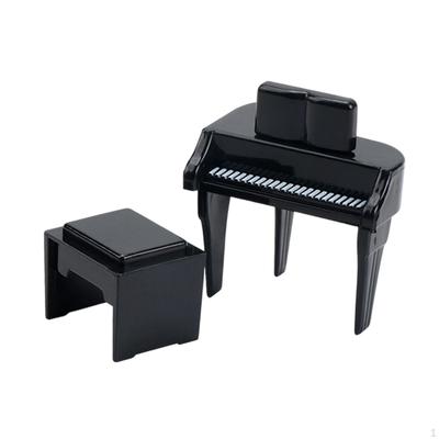 Dollhouse Piano Dolls House Furniture Ornament Home Decor Scenery Supplies Keyboard Toy Mini Upright
