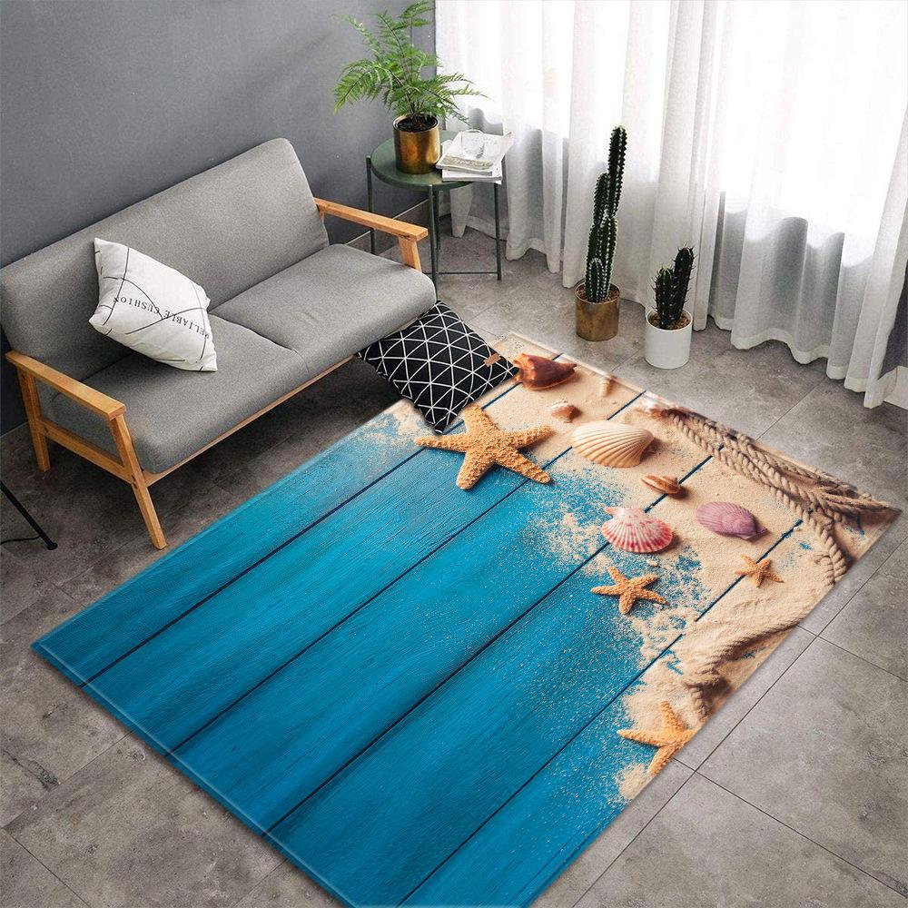 Cartoon Living Rom Area Rug Dinosaur Animal Print Nordic Style Carpet Rug for Bedroom Sofa Doormat Home Decor Non-slip Floor Mat