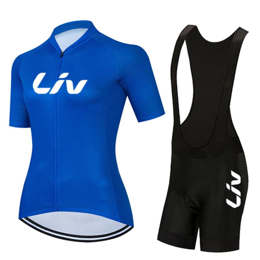Women LIV Cycling Set Summer Women MTB Bike Cycling Clothing Bicycle Clothes Ropa Ciclismo Cycling Jersey Set 2026 Summer Breathable Cycling Suit