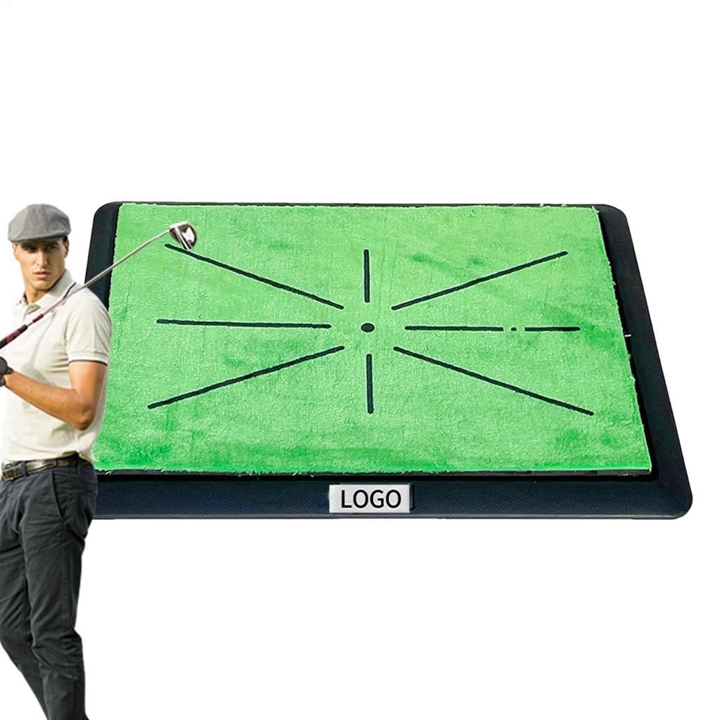 Golf Training Mat Practice Pad Equipment For Swing Non-Slip Golf Training Mat For Indoor Outdoor Home Courtyard Backyard Range