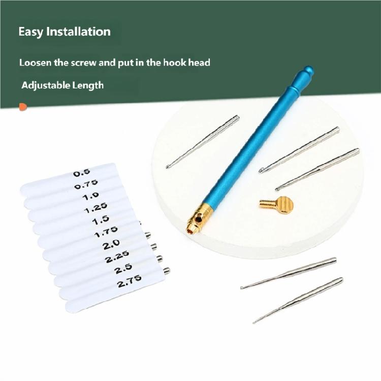 Sturdy Metal Crochet Hook For Smooth Knitting Experience On Any Project