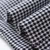 2025 Spring Women's Houndstooth Lapel Short Coat - Versatile Fashion for Commuters