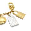 Louis Vuitton M01314 Chain-nanogram Icon Key ring Key Holder Bag Charm