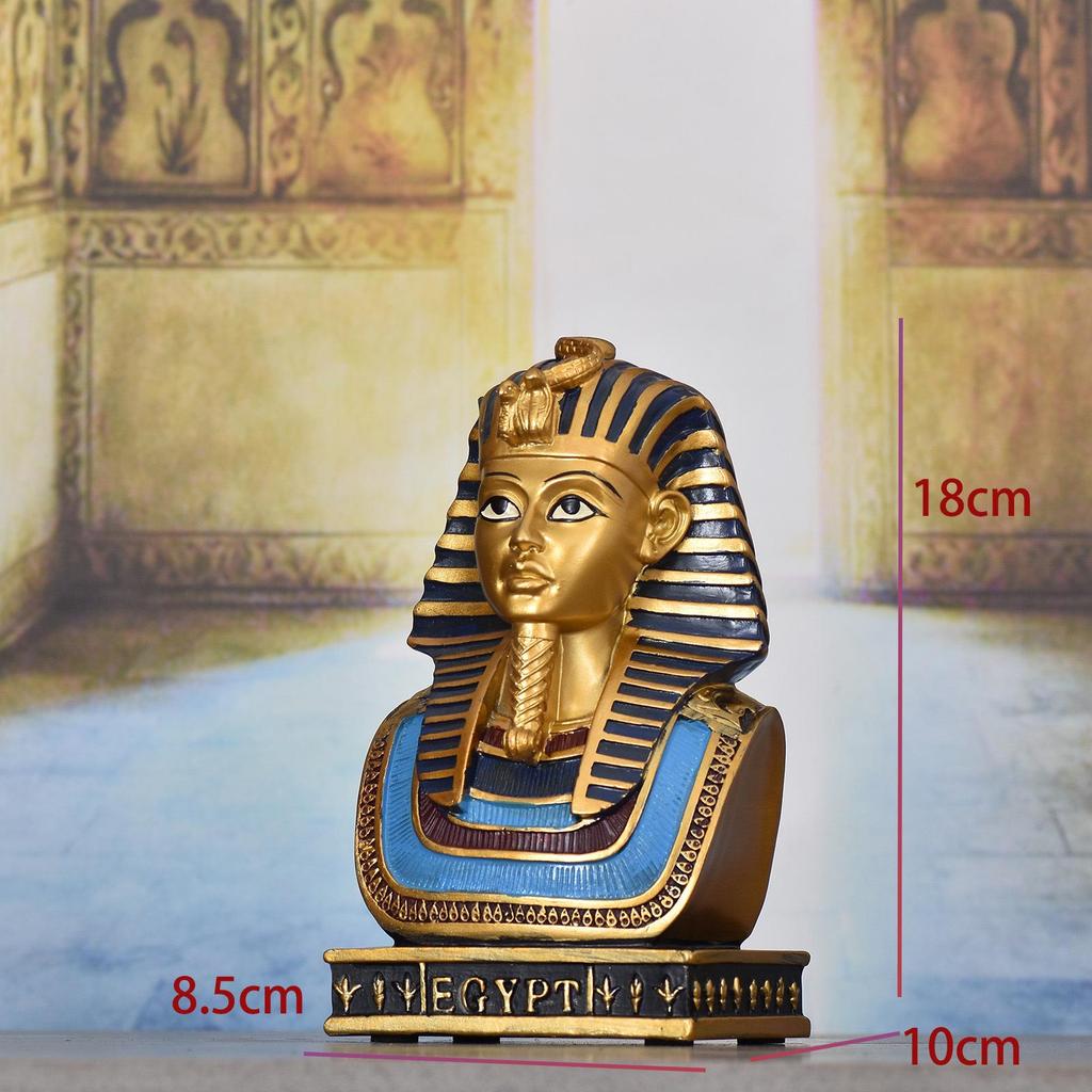 Cross-Border Egyptian Mummy Pyramid Figurine - Pharaoh Coffin Souvenir Craft Ornament