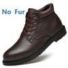 Fashion Famous Luxury Ankle Boots High Quality Mens Shoes Genuine Leather Casual Shoes Men Cow Leather Dress Warm Winter Boots for Men