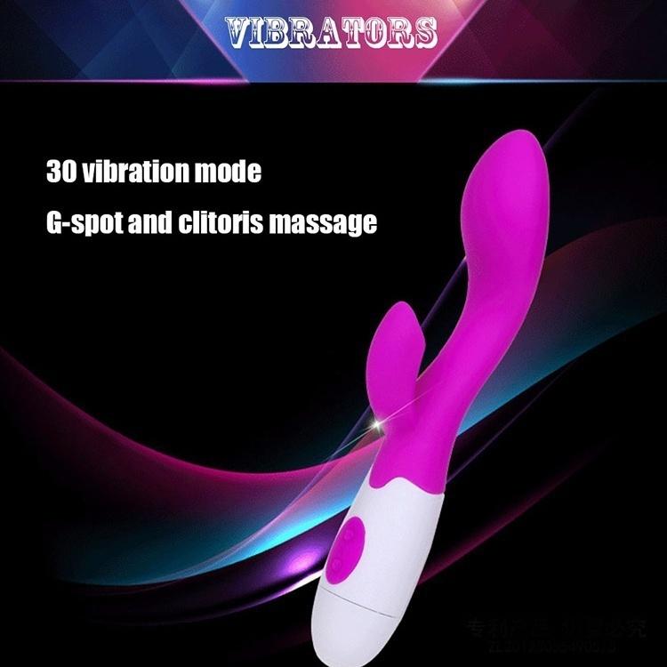 Dildo Vibrator 30-rychlostní duální vibrace G Spot Vibrator Sexuální hračka pro ženy Sexuální hračka pro dospělé Sexy produkty Vibrátory pro ženy