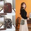 Women Fashion Bohemian Style Printed Phone Bag PU Leather Ethnic Style Single Shoulder Bag Versatile Luxury Handbag For Ladies