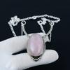 Rose Quartz Necklace, Rose Quartz Gemstone, 925 Sterling Silver Necklace, Rose Quartz Jewelry For Women, Rose Quartz Necklace For Gifts