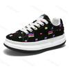Fashion 2025 Spring New Men's Thick Sole Height Increasing Versatile Fashion Trend Casual Shoes Non Slip Low Cut Comfortable Comfortable