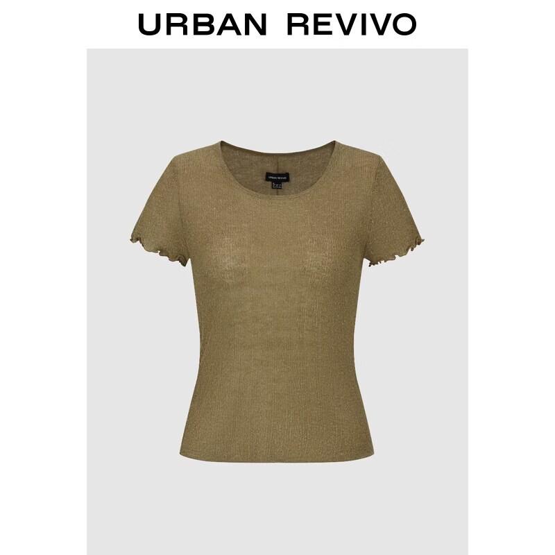 Women s Short Sleeve Knit Top S