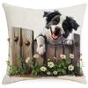 Spring Farm Animal Cow Rabbit Dog Pillowcase Home Decoration Balcony Cushion Decoration Pastoral