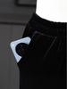 High-End Chinese Style Spring Suit for 50-Year-Old Women: T-Shirt Vest & Straight-Leg Pants Set