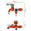 Universal Interface Washing Machine Faucet POM Bronze Multi-function Double Nozzle Water Tap Double Nozzle Faucet