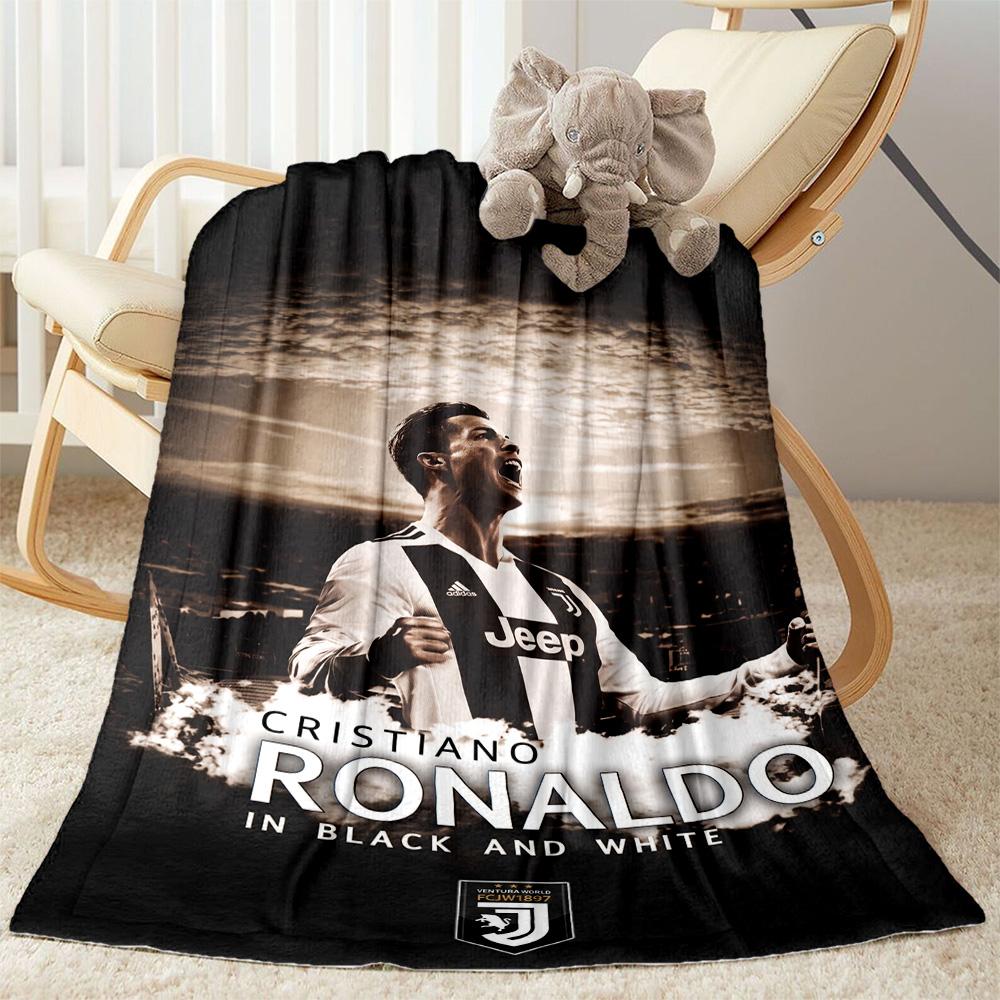 Juventus Star Action Blanket Comfortable Perfect for Couch Bed Bedding Four Seasons Multipurpose Modern Gift for Travel Home Birthdays