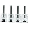 4 Pieces Table Leg Leveler Elevate Bracket Adjustable Furnishing Risers Leveler Feet for Bedroom Bed Couch Living Room Desk