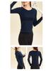 Lulu Women's Long-Sleeve Quick-Dry High-Elastic Yoga and Pilates Slim-Fit Running Top