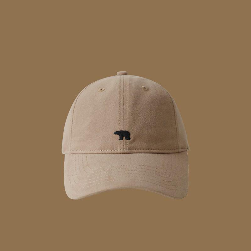 Stylish Bear Embroidered Baseball Cap Sun Protective Breathable Adjustable Ideal Casual Hat Men Women Unisex Baseball Cap
