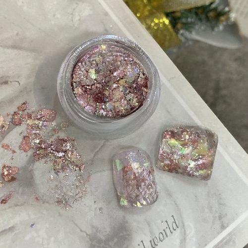 Multichrome Chameleon Eye Shadow Powder Nail Glitters Aurora Neon Rainbow Pigment Chrome Powder Iridescent Eyeshadow Nail Decors