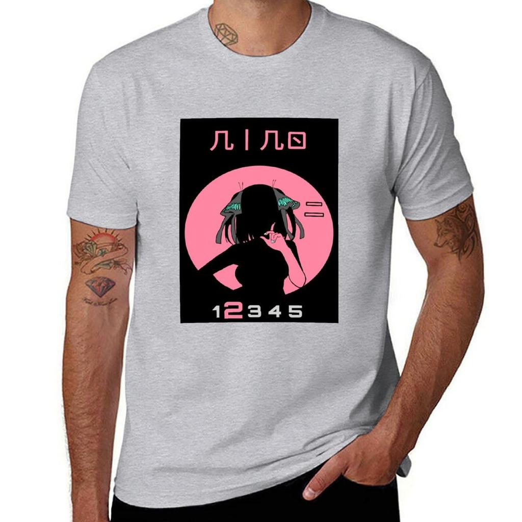 QUINTUPLET ANIME NAKANO NINO STYLE 25 TOUBON Classic Tshirt Blouse Boys Animal Print T Shirts for Men