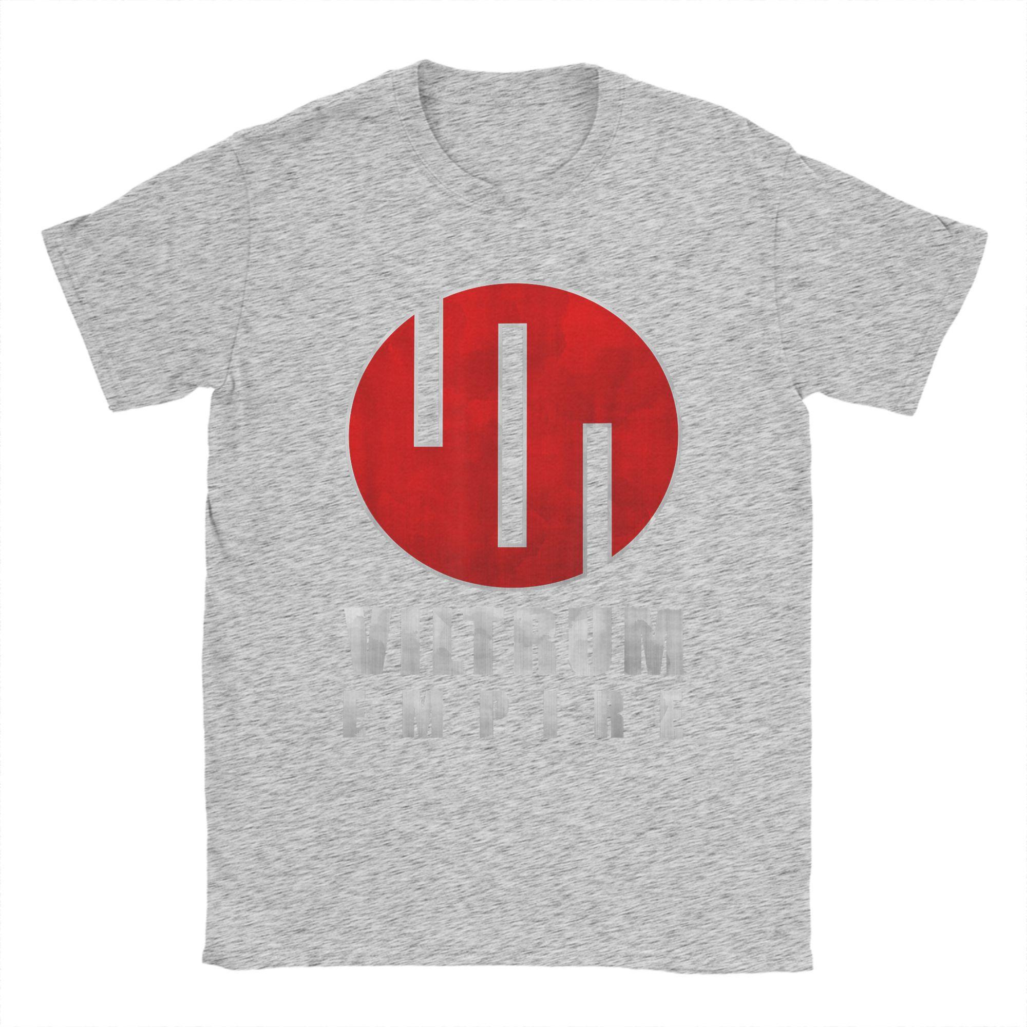 Lucky starfish Top Onoverwinnelijk Viltrum Keizerrijk Logo T-shirt Heren Katoen Vintage T-shirts Ronde Hals Anime T-shirts Korte Mouw merchandise Origineel S