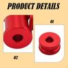 1 Set RC Car Rear Isolator Compatible 1/7 Lightweight Aluminum Alloy Support Long- Strength