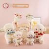 30/45CM Kawaii Rose Little Lamb Love Plush Toy Cute Stuffed Animal Adorable Doll Pillow Toys for Grilfriend Valentine's Gifts