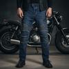 Pantalons de Moto pour Homme avec Protections Intégrées Coton Spandex Stretch Équipement de Sécurité Utilisation Rue Piste