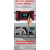 6A 12V Intelligent Car Battery Charger Car and Motorcycle Battery Charging Unit Lead-Acid Battery Repair LCD Display