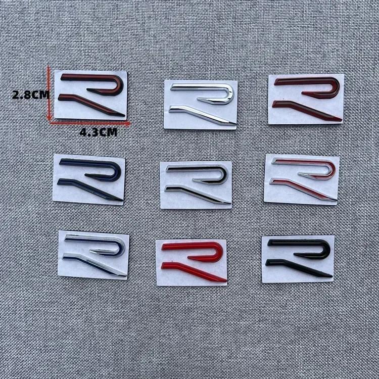2026 New For VW VOLKSWAGEN Metal Car Front Grille Rear Trunk Sticker for Volkswagen R Line R Logo POLO PASSAT B5 B6 B7 Golf 5 6