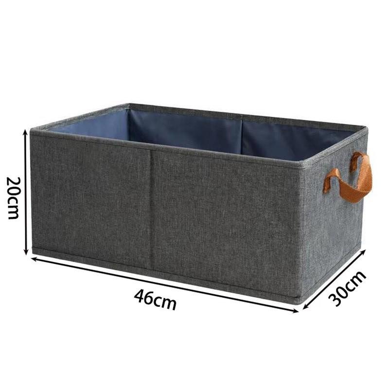 Cationic Steel Frame Multifunctional Foldable Drawer Storage Box with Handle, Large Capacity