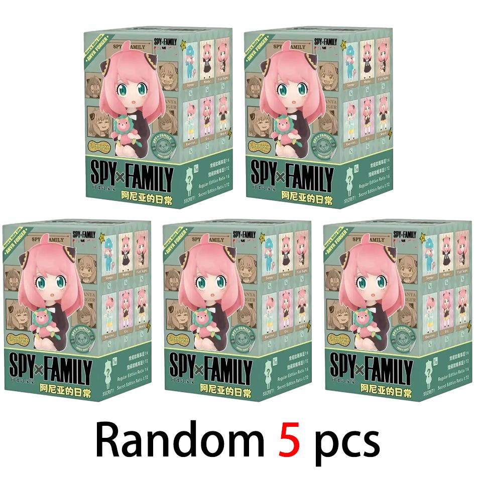 1:1 Re-edición Spy X Family Serie Anya Cajas Sorpresa Juguetes Figuras Lindas Muñeca Caja Misteriosa Modelo Bolsa Sorpresa Para Niñas Regalo de Cumpleaños