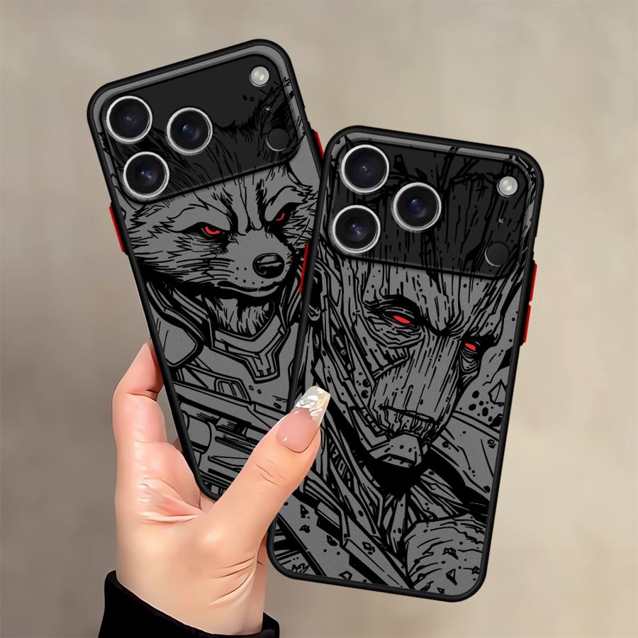 Marvel Groot Hülle für iPhone 7 8 XS Max 16e 12 13 11 17 Pro Max 17 Air 13 Mini 15 16 14 Plus Weiche Hülle