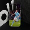 Football Star E-Erling H-Haaland Phone Case For iPhone 17,16,15,14,13,12,11 Plus,Pro Max,XS,Colored Silver Plated Inside Cover