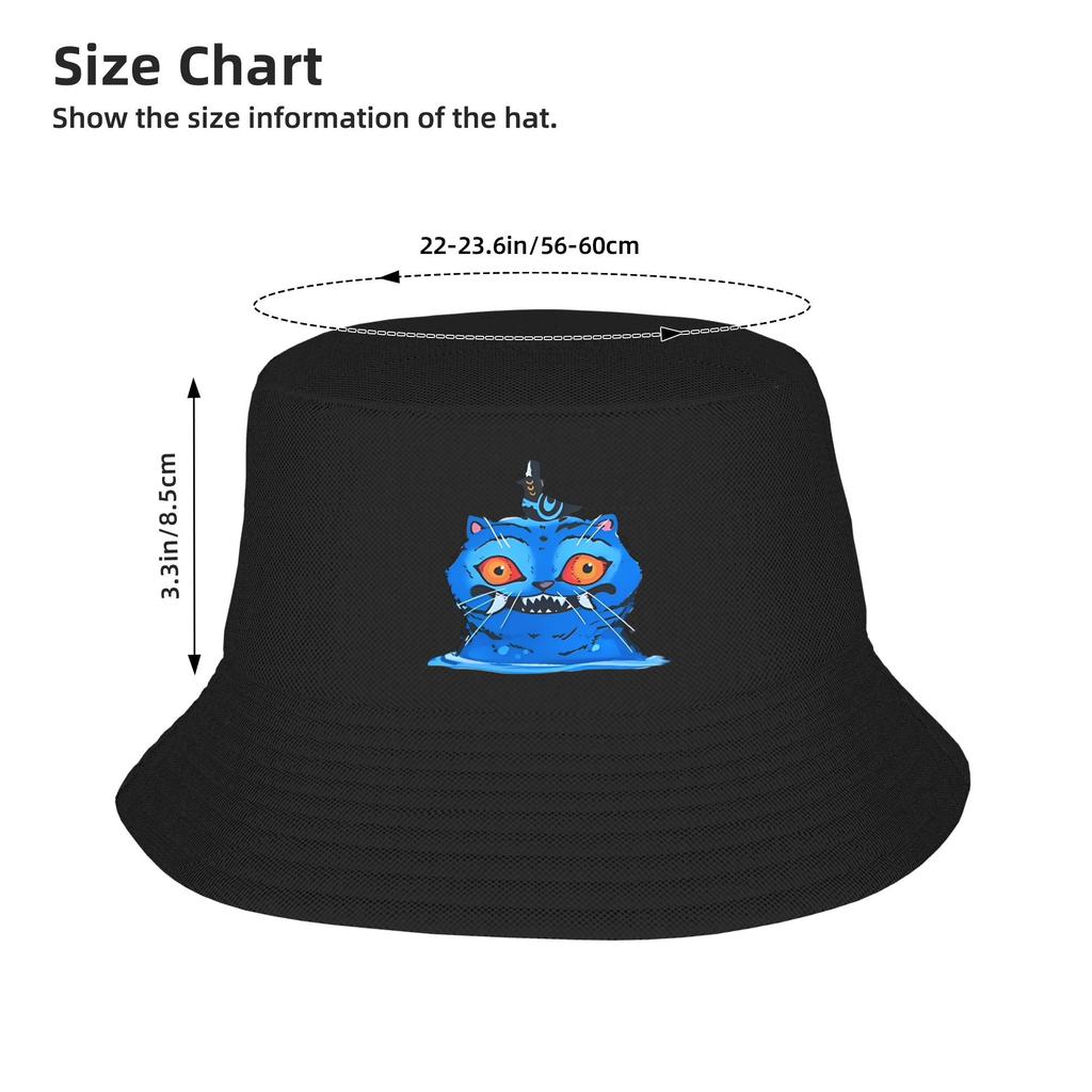 Men Women Bucket Hats Derpy Tiger Cat Vocation Getaway Headwear Packable Fisherman Hats Huntrix Kpop Demon Hunters Boonie Hat