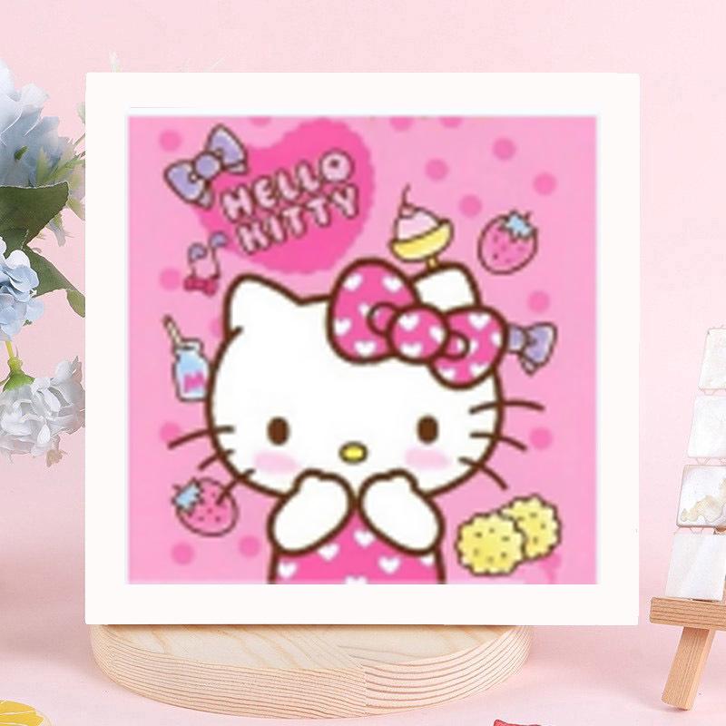 Sanrio Children's Diamond Painting with Frame Stickers - DIY Handmade Gift Set
