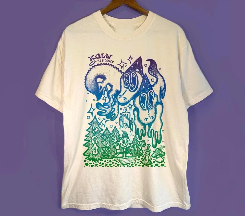 

King Gizzard USA Residency Tour WHite All Size S-5XL Shirt Unisex T-Shirt XXXXL