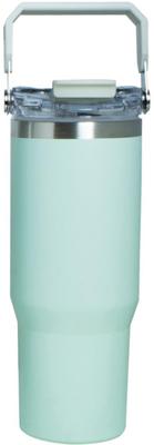 Zestaw do picia Tumbler z izolacją na gorące i zimne 411712 Słomka 2-kierunkowa, 900 ml, Napoje, Zielony,